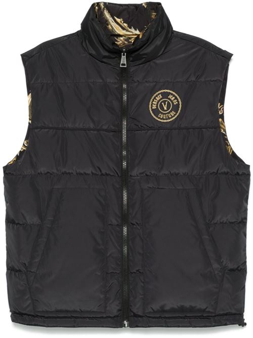 Gilet uomo nero Versace jeans Couture | 77GAPD22CQD54G89